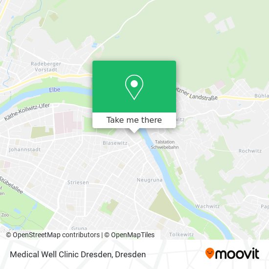 Medical Well Clinic Dresden map