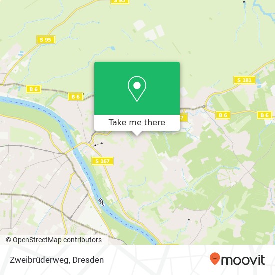 Zweibrüderweg map