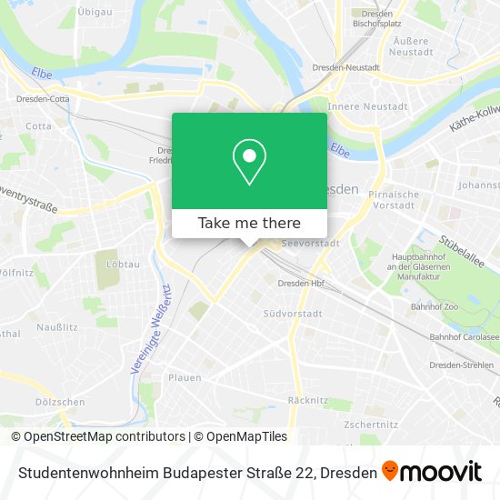 Studentenwohnheim Budapester Straße 22 map