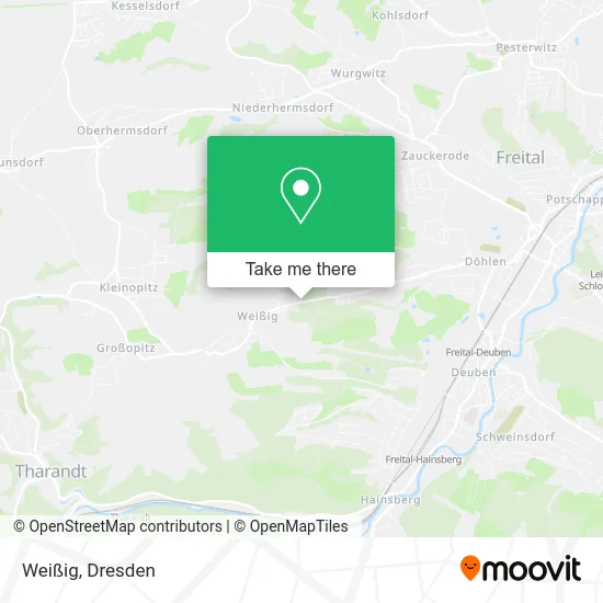 Карта Weißig