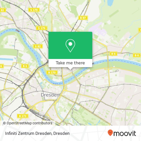 Infiniti Zentrum Dresden map