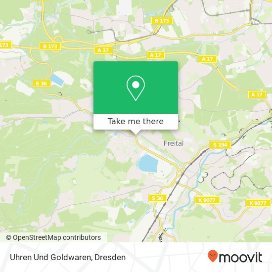 Uhren Und Goldwaren map