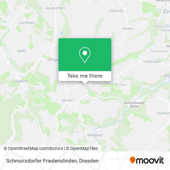 Карта Schmorsdorfer Friedenslinden