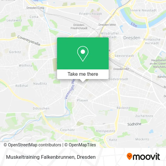 Muskeltraining Falkenbrunnen map