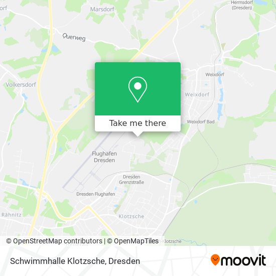Schwimmhalle Klotzsche map