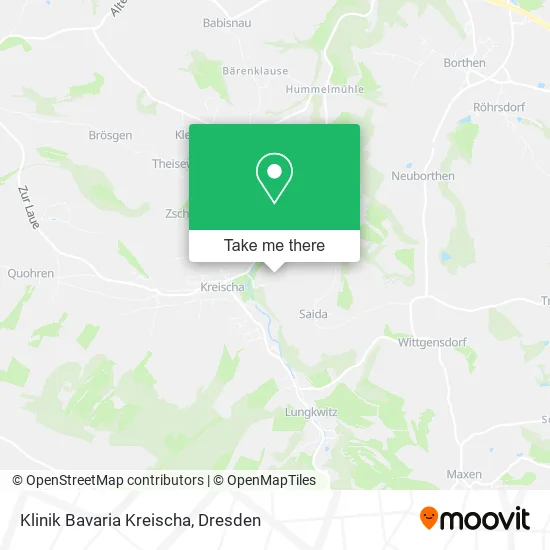 Klinik Bavaria Kreischa map
