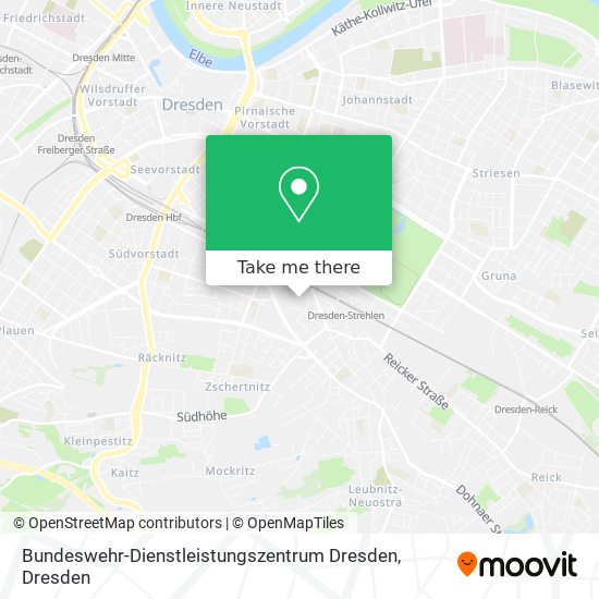 Карта Bundeswehr-Dienstleistungszentrum Dresden