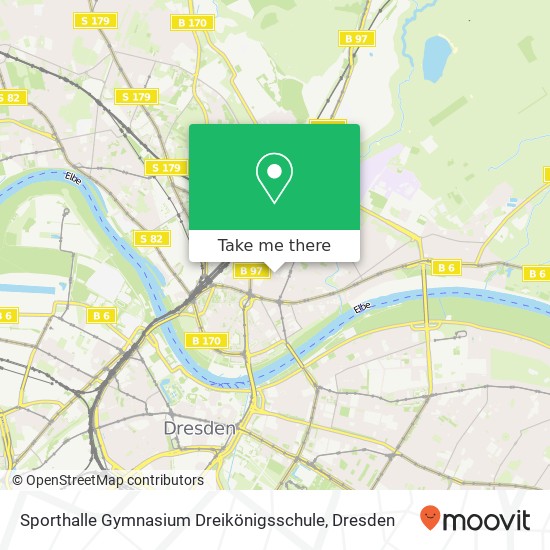 Sporthalle Gymnasium Dreikönigsschule map