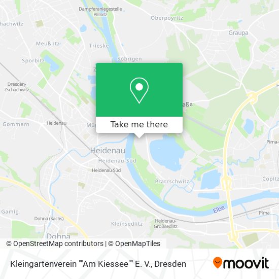 Kleingartenverein ""Am Kiessee"" E. V. map