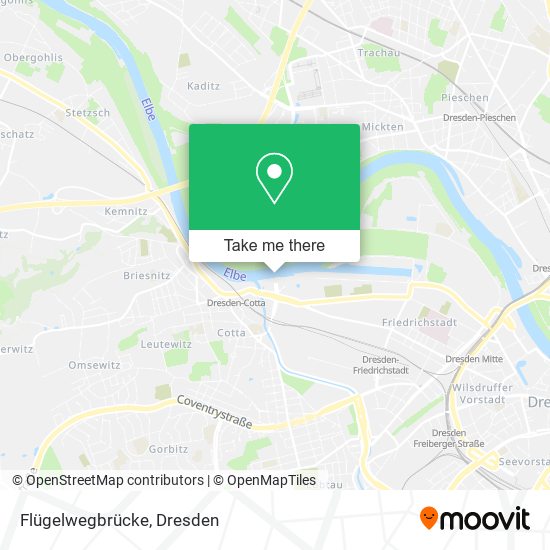 Flügelwegbrücke map