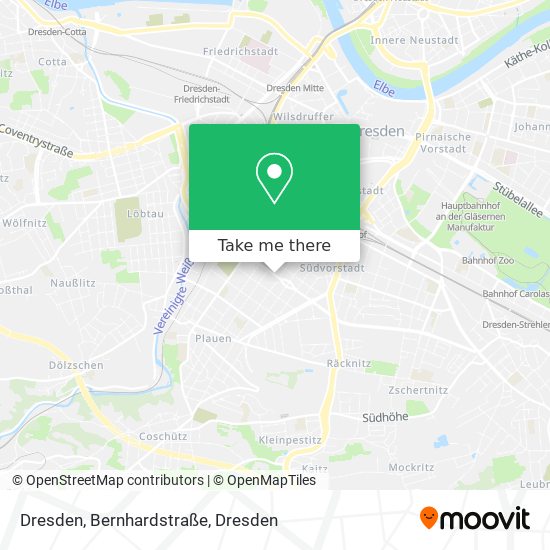 Dresden, Bernhardstraße map