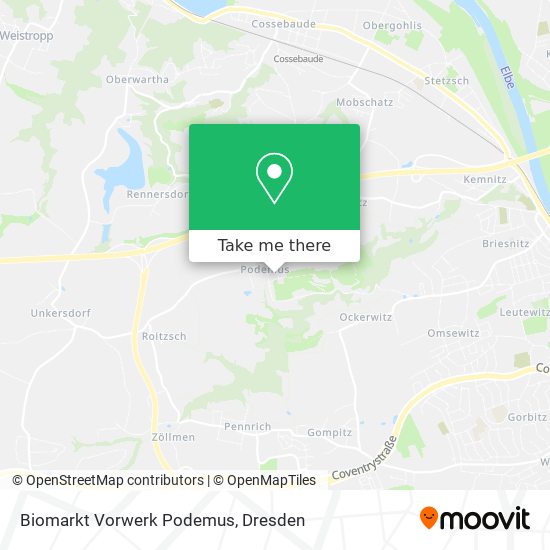 Biomarkt Vorwerk Podemus map