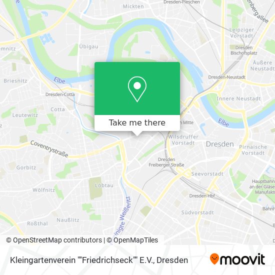 Kleingartenverein ""Friedrichseck"" E.V. map