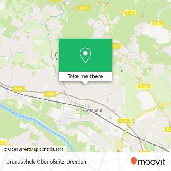 Grundschule Oberlößnitz map