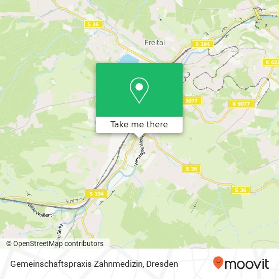 Gemeinschaftspraxis Zahnmedizin map