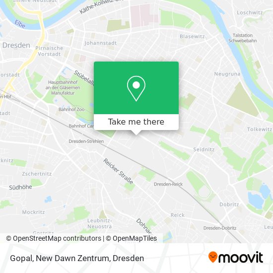 Gopal, New Dawn Zentrum map
