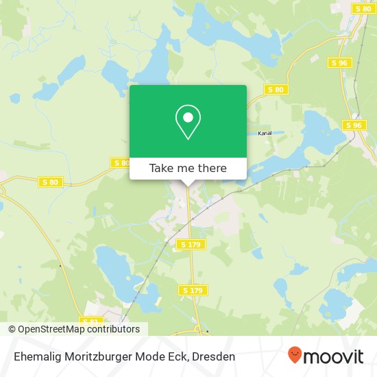 Ehemalig Moritzburger Mode Eck map