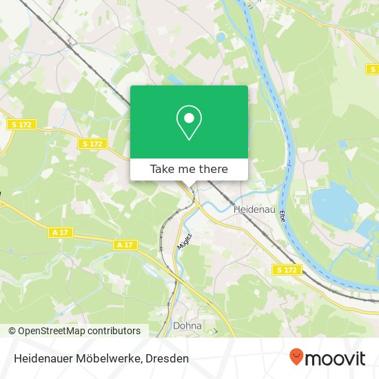 Heidenauer Möbelwerke map