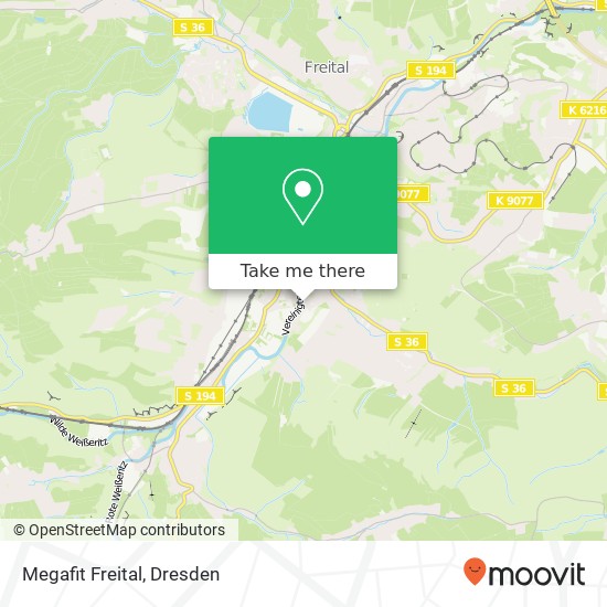 Карта Megafit Freital