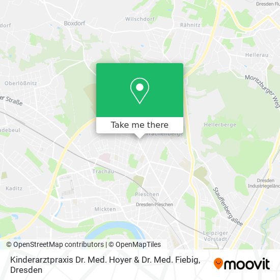 Kinderarztpraxis Dr. Med. Hoyer & Dr. Med. Fiebig map