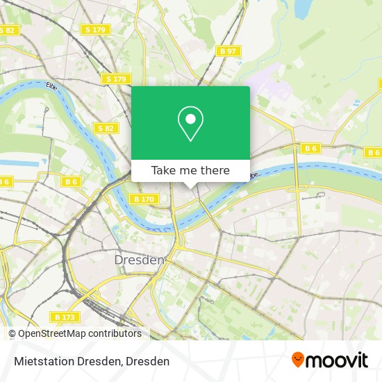 Mietstation Dresden map