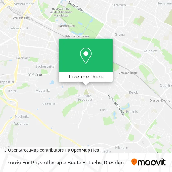 Карта Praxis Für Physiotherapie Beate Fritsche