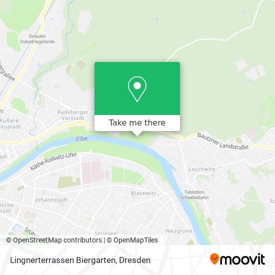 Lingnerterrassen Biergarten map