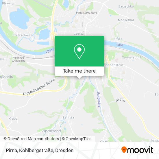 Pirna, Kohlbergstraße map