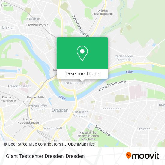 Giant Testcenter Dresden map