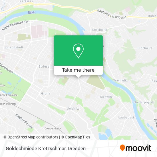 Goldschmiede Kretzschmar map