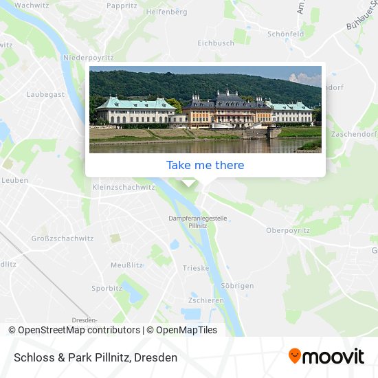 Schloss & Park Pillnitz map