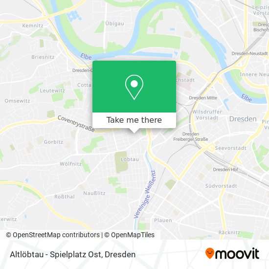 Altlöbtau - Spielplatz Ost map