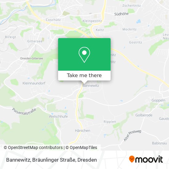 Bannewitz, Bräunlinger Straße map
