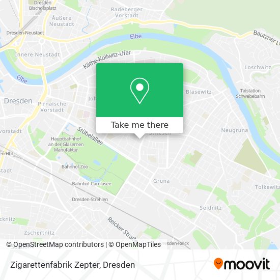 Zigarettenfabrik Zepter map