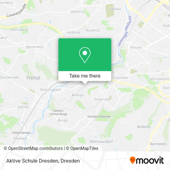 Карта Aktive Schule Dresden