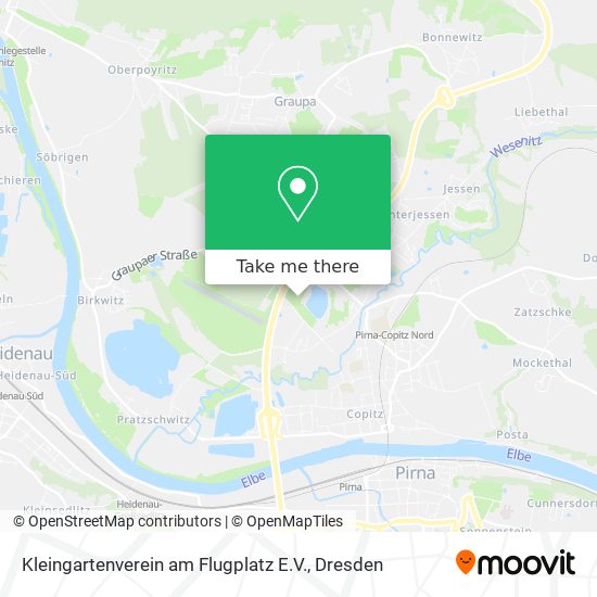 Kleingartenverein am Flugplatz E.V. map