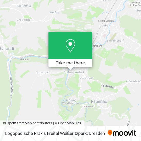 Logopädische Praxis Freital Weißeritzpark map