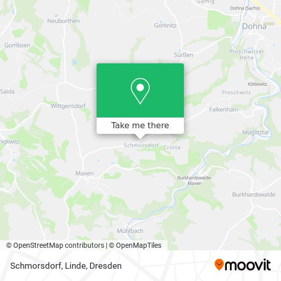 Карта Schmorsdorf, Linde