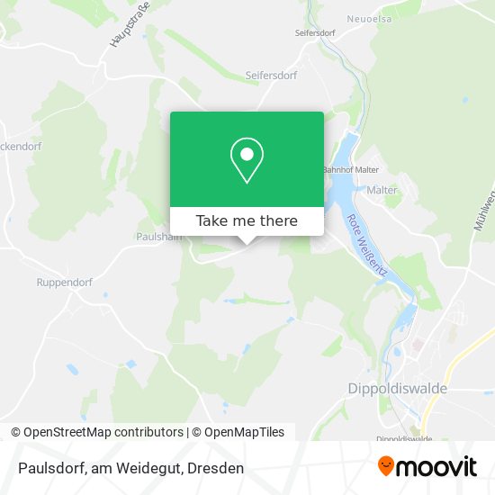 Paulsdorf, am Weidegut map