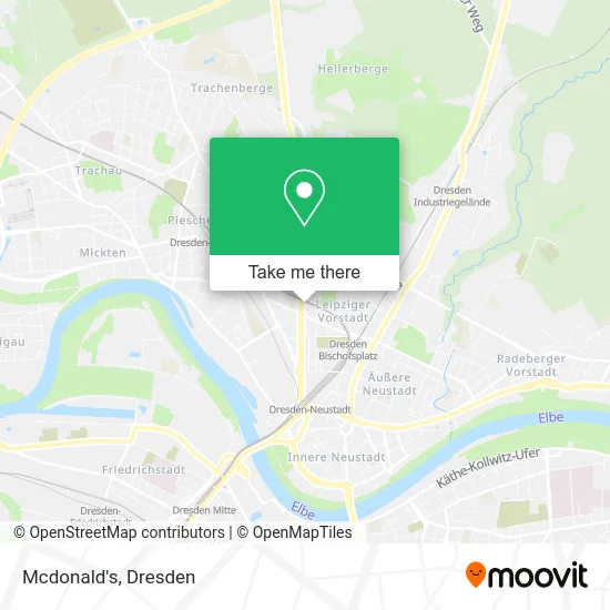 Карта Mcdonald's