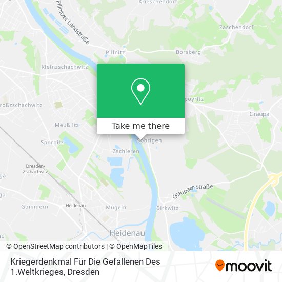 Kriegerdenkmal Für Die Gefallenen Des 1.Weltkrieges map