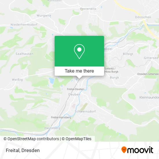 Freital map