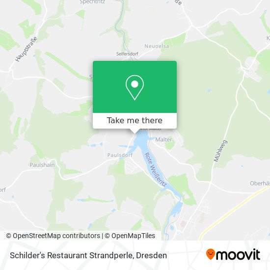 Schilder's Restaurant Strandperle map