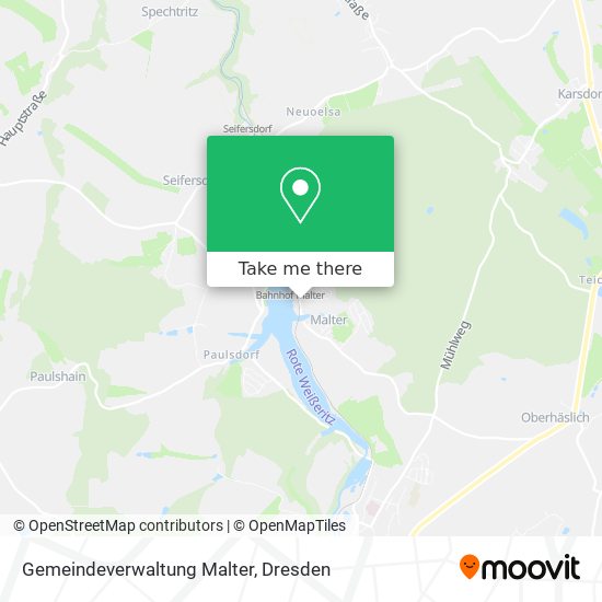 Gemeindeverwaltung Malter map