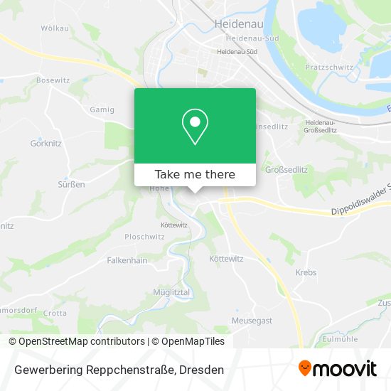 Gewerbering Reppchenstraße map
