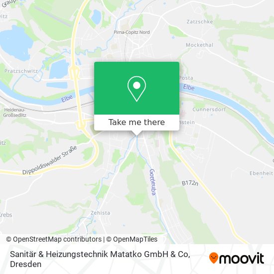 Sanitär & Heizungstechnik Matatko GmbH & Co map