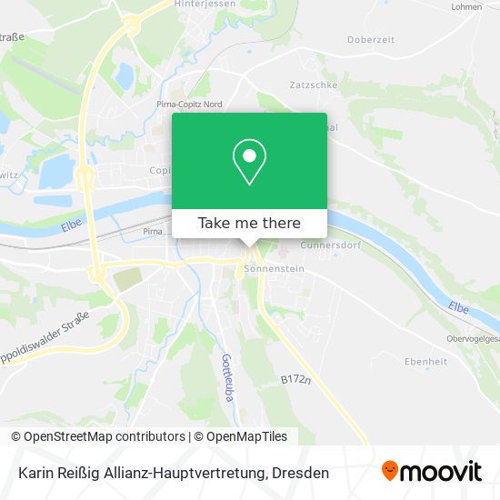 Karin Reißig Allianz-Hauptvertretung map