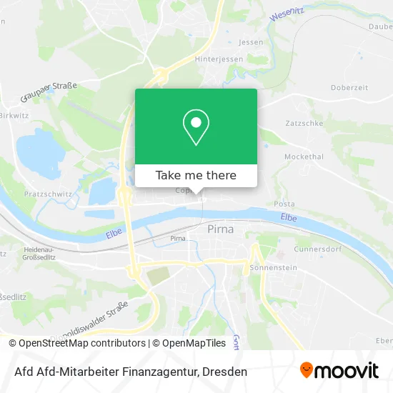 Карта Afd Afd-Mitarbeiter Finanzagentur