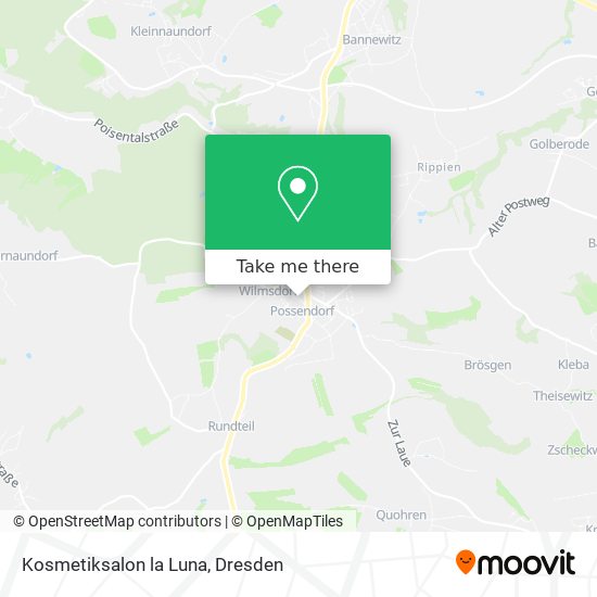 Kosmetiksalon la Luna map