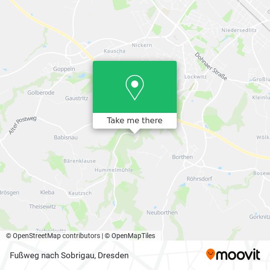 Fußweg nach Sobrigau map